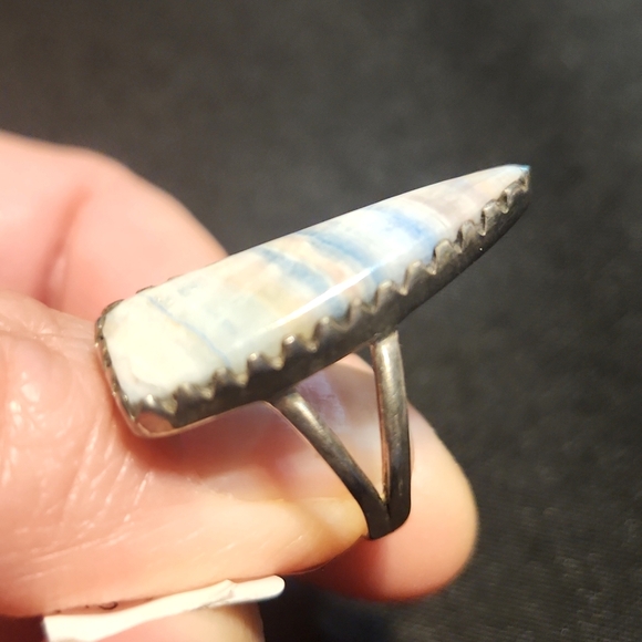 NEW Genuine Sterling Silver & Scheelite Ring - Picture 6 of 7